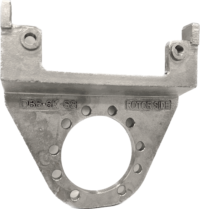 Deemaxx Caliper Mounting Bracket, For 6K Integral And Cap-Style Applications, Stainless Steel