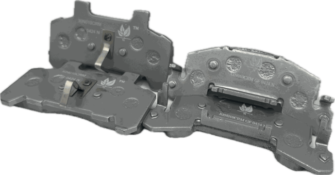 Kodiak Model 225 Caliper Disc Brake Pad Set With Stainless Steel Backing (4 Pads Total) (K71-DBC-225-PAD-SS)