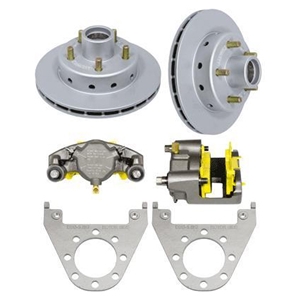 Deemaxx Disc Brake Kit, 10" Rotor / Hub Style, Fits 1-3/8" x 1-1/16" Spindles (3,500 lbs. - 3,750 Lbs. Axles) 5 X 4.5" Bolt Pattern, Maxx Coating Finish (2 Wheel End Kit / One Kit Per Axle)