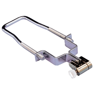 U-Bolt Spare Tire Carrier With Lock Brackets and Lock