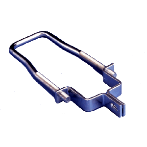 U-Bolt Spare Tire Carrier with Lock Brackets (Lock not included)