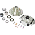 Ufp K71-077-05 Disc Brake Kit 10" Zinc Plated Rotor And Caliper (One 5 Lug Assembly) . Dexter/Ufp