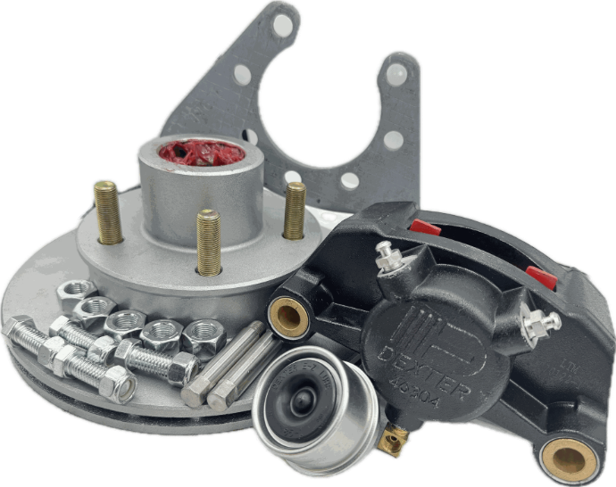 Dexter Disc Brake Kit 3.5K 10" Vented Integral Rotor Tiedown# 82113 (46304 Caliper)