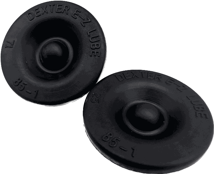 Dexter Super Lube Grease Cap Rubber Plug, Sold As A Pair (81174)