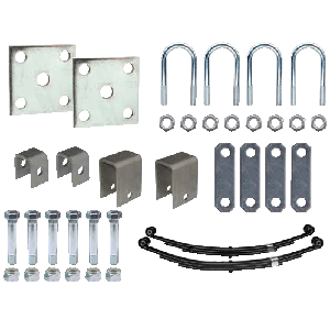 Trailer Axle Suspension Kit For 1-3/4" Round Tube Axles (Hubs Not Included) (86540)