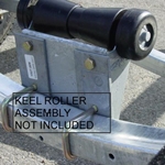 Keel Roller Riser Kit, Adds 2" Height (Mounts To Cross Member)