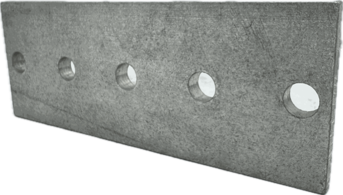 Panel Bracket Plate 3" Frame Aluminum