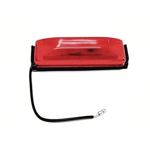 Red Led Marker Light, 1" X 4", Optronics Brand
