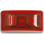 Marker Light, Red Led, 2" Length, With Stainless Steel Base. Optronics Brand