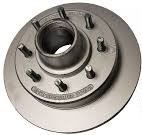 Kodiak Disc Brake 13" Integral Rotor 9/16" Studs With Gal-Dex Finish (008-R/H-133-8-9-D-S)