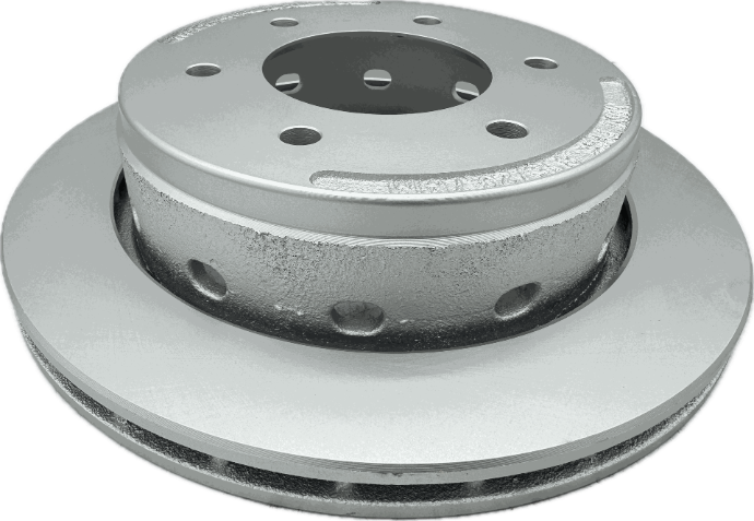 Deemaxx 12" Disc Brake Vented Cap-Style Rotor, 6 X 5.5" Bolt Pattern, For 6K Applications, Maxx Coating Finish,