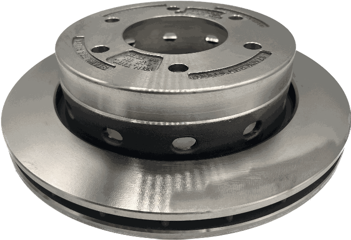 Deemaxx 12" Disc Brake Vented Cap-Style Rotor, 6 X 5.5" Bolt Pattern, For 6K Applications, Stainless Steel