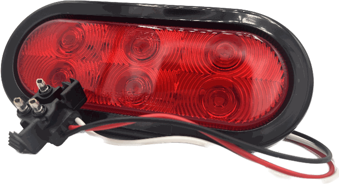 Oval Incandescent Tail Light Kit. Left Hand Or Right Hand Side. Optronics Brand.
