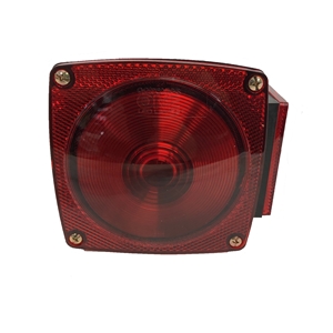 Square Led Taillight, Approved For Trailers Under 80". Submersible Right Hand Side. Optronics Brand. Load Rite Oem # 1260.09Ld