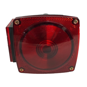 Square Led Taillight, Approved For Trailers Under 80". Submersible Left Hand Side. Optronics Brand. Load Rite Oem # 1260.10Ld