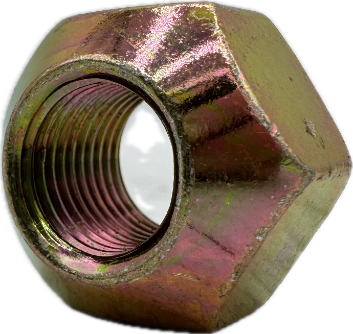 Lug Nut, Threads: 9/16"-18, Cone: 60 Degrees, Finish: Zinc, Style: Open-End, Socket Size: 1", Brand: Reliable