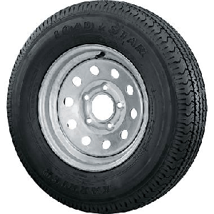 Karrier KR03 St185/80 13", LR:C/6-Ply, 5-Lug Galvanized Modular Radial Trailer Tire & Wheel