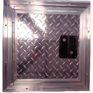 Compartment Doors RV Diamond Plate 14X14 (2-104364)