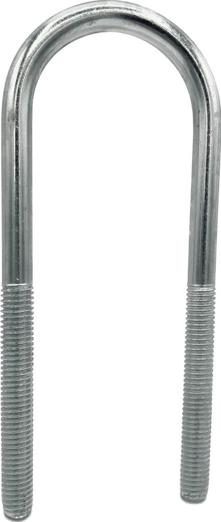U-BOLT, 1/2x2.44x5.50", ROUND ZINC PLATED