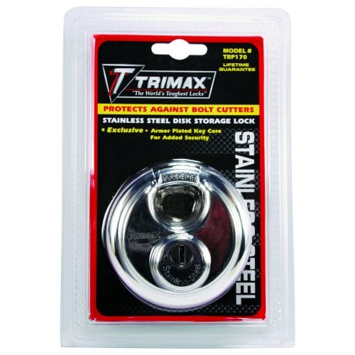 TRIMAX Stainless Steel 70mm Round Padlock With 10mm Shackle (each)