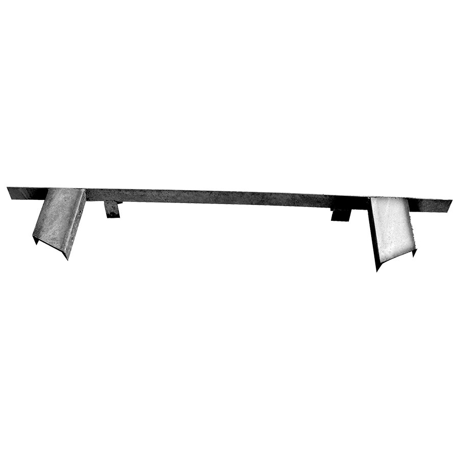 1 PAIR Continental Trailers Spring Mount Weldments, 25-1/4", with fender brackets and step, 14" tire