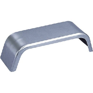 Trailer Fender, Material: Galvanized Jeep Style, 29.25"L x 10"W x 10"H, Thickness: 16g, Fits: 13" & 15" Wheels, Brand: Continental, Sold as each