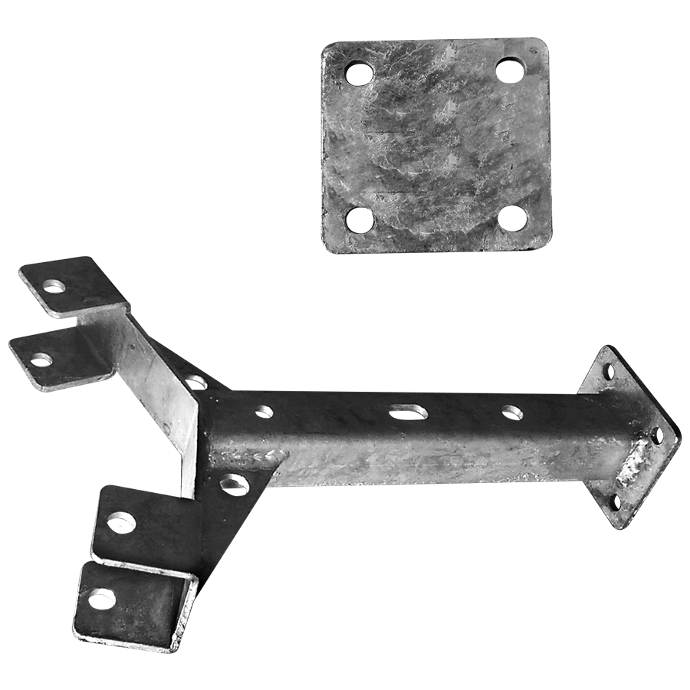 Continental Trailers PWC Bow Stop Bracket, Galvanized