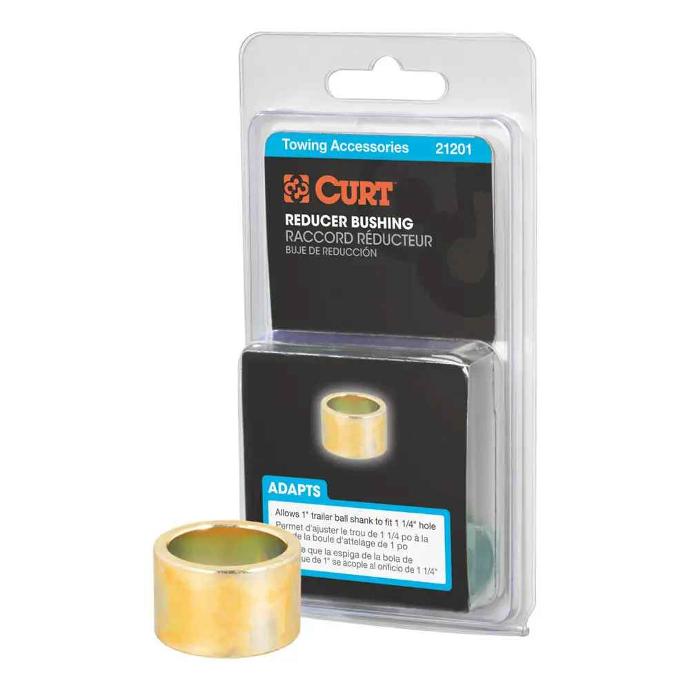 Curt Ball Shank Reducer Bushing 1-1/4 In To 1 In