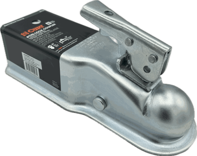 Curt Coupler, 5000# Capacity 3" Channel, 2" ball