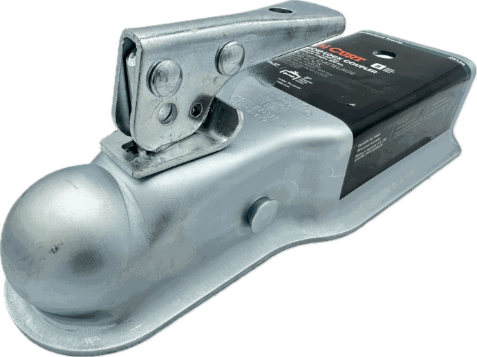 Curt Coupler, 3500# Capacity, 3" Channel, 2" ball