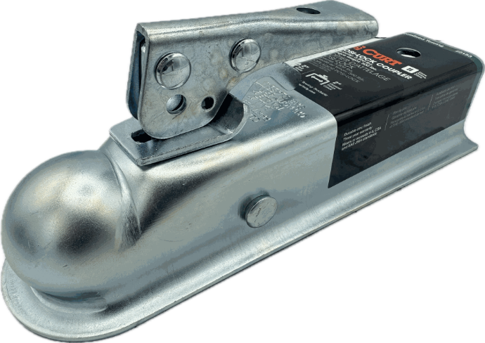 Curt Coupler, 3500# Capacity, 2" Channel, 2" ball