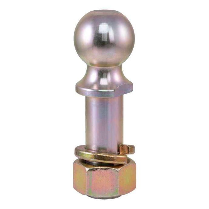Curt 2" Replacement Ball for Combo Pintle, 1-1/4" Shank, Includes Lock Washer and Nut