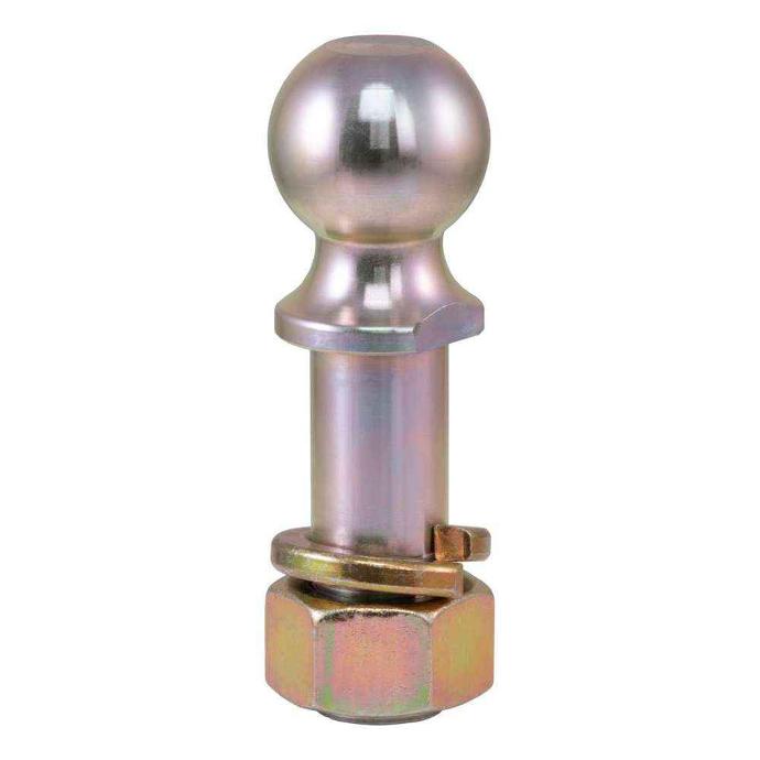 Curt 2" Replacement Ball for Combo Pintle, 1-1/4" Shank, Includes Lock Washer and Nut