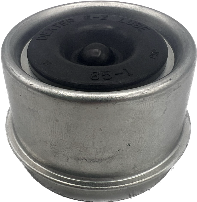 (Limited Stock) Dexter Super Lube Grease Cap With Plug, 2K & 3.7K Axle Hubs, 1.98" Diameter, Pair