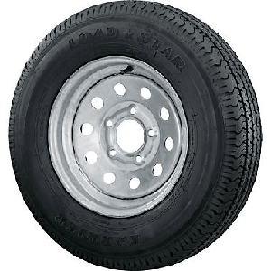 Karrier KR35 St225/75 15", LR:D/8-Ply, 5-Lug Galvanized Modular Radial Trailer Tire & Wheel *Bead Balanced* (39307T)