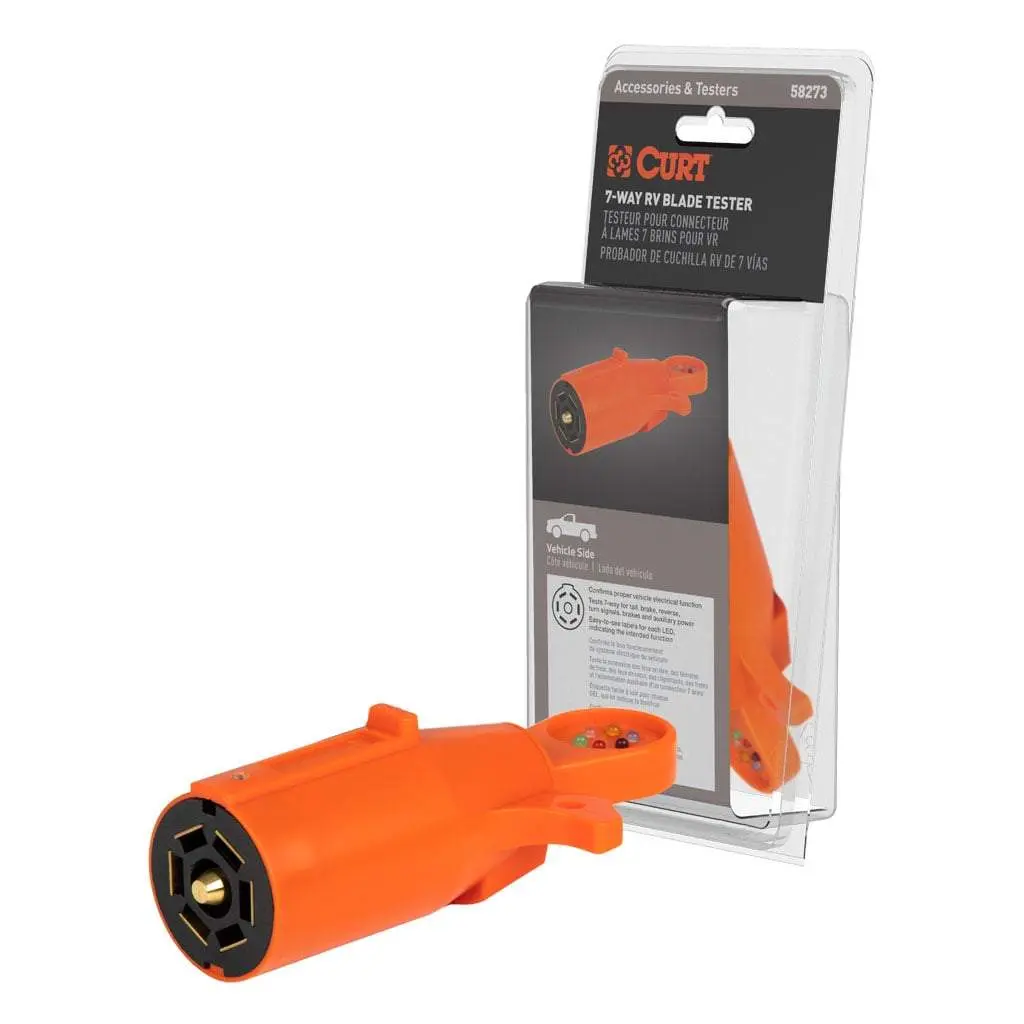 Curt 7-Round RV Blade Connector Tester
