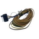 5-Flat Wire Harness, 35' Wishbone W/ 35-Ft Ground Wires x2 & 35-Ft Blue (Auxiliary) Wires x2