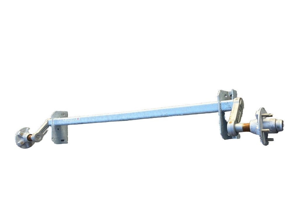 Torsion Axle, 2200 lb Capacity, 71” Hub Face, 57” Outside Bracket, 45* Down Angle, Dexter Brand (No Brake Flange) Alternative to 6090.39K (D227157)