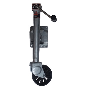 Tongue Jack, 1200# Swivel 6" Wheel. Hot Dip Galvanized Knott Brand. Includes Mounting Hardware. Extended height