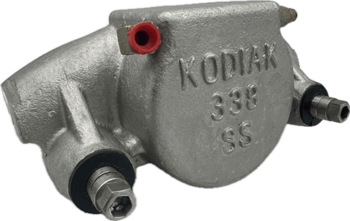 Kodiak Model 338 Disc Brake Caliper, Right Side, Stainless Steel, Includes Pads. Kodiak 11" & 13" Brake Sets For 9&10K Axles (copy)
