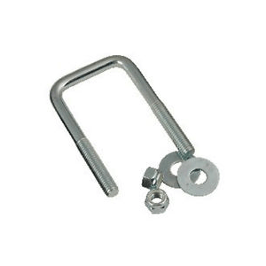 U-Bolt 1/2" X 1-9/16" X 4-1/16" Sq Zinc (Ea)
