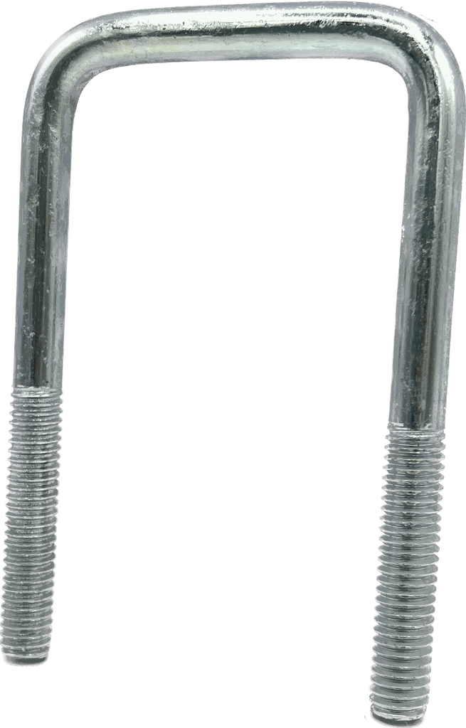 U-Bolt, 3/8" X 2-1/16" X 3-3/4", Square - Stainless Steel, Ea