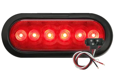 Oval Led Tail Light Kit, Left Hand Or Right Hand Side