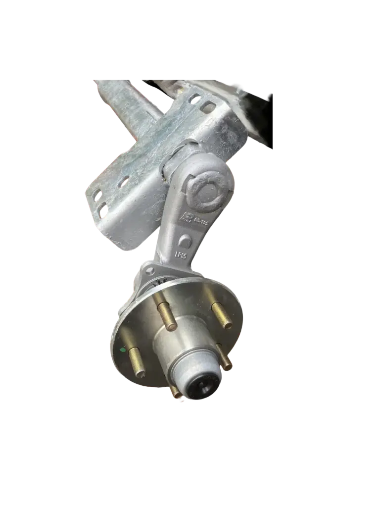 Torsion Axle, 3,750 lb Capacity, 85" Hub Face, 67.5" Frame Center, 72" Outside Bracket, 22.5* Down Starting Angle, Galvanized, Includes 5 x 4.5" hubs. Manufactured by Dexter Marine Products
