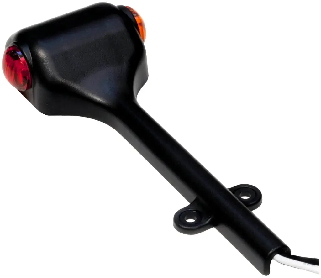 Fender Mount Combo LED Clearance/Side Marker; Driver's Side Peterson