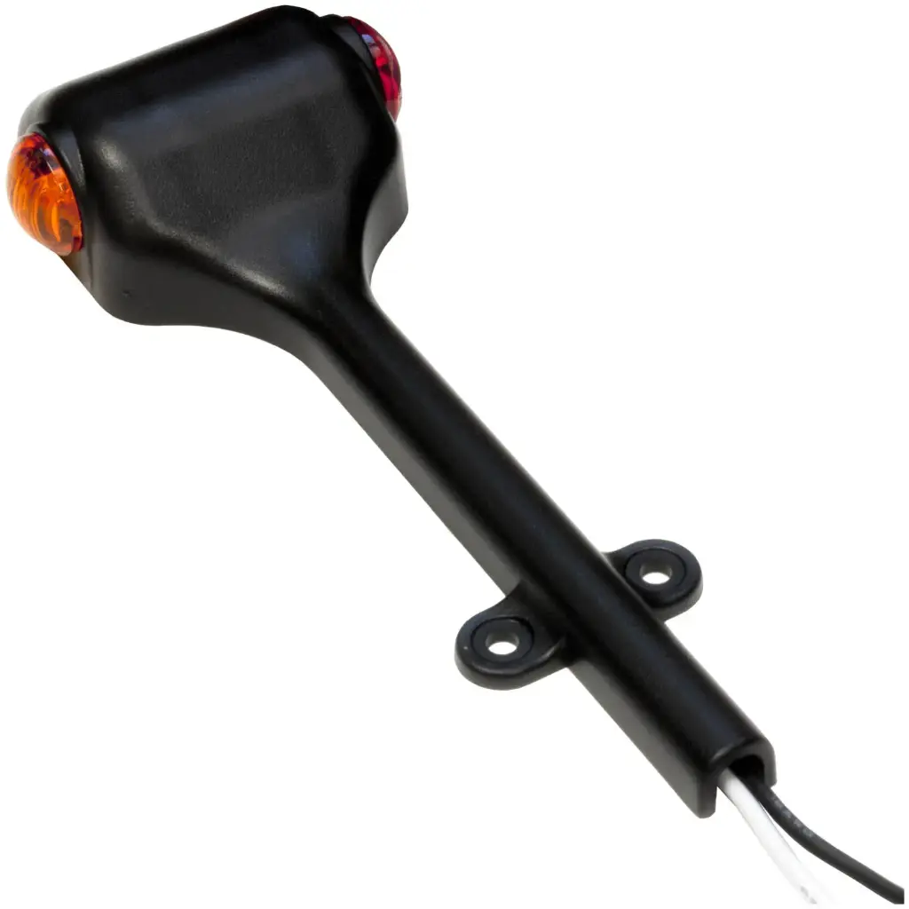 Fender Mount Combo LED Clearance/Side Marker; Passenger's Side, Peterson Brand