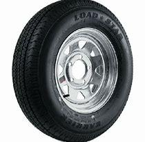St14512 /R12, E-Range (10-Ply) 5 Lug Galvanized Spoke Radial Tire Assembly (With Offset Rim - Used on some Hoosier BX325 Models)