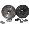 Reliable Brake Drums, 10", 5 X 4.5" Bolt Pattern, Pre-Greased For Either Hydraulic Or Electric Brake Setups, Sold As A Pair