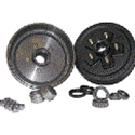 Reliable Brake Brand, 10" Drum, 5 X 4.5" Bolt Pattern, Pre-Greased For Either Hydraulic Or Electric Brake Setups, Sold As A Pair
