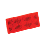 (Limited Stock) Reflector,Red 1-1/2" X 3-1/4" Wesbar